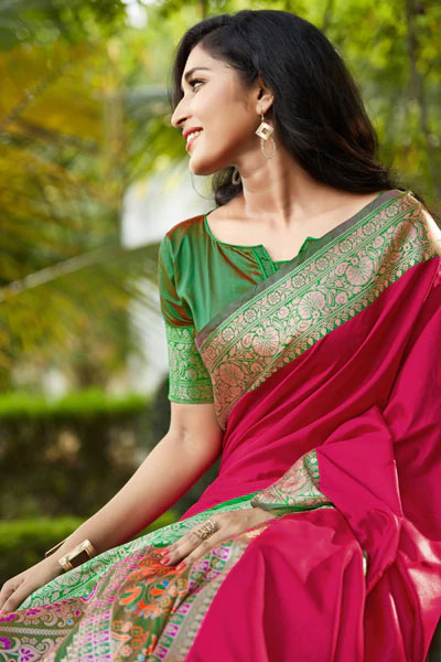 Kasturi Presenting Fancy Soft Silk Saree W...