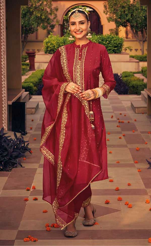 Kalki Fashion Suhagini Vol-3 Viscose Silk With Embroidery Designer Suits