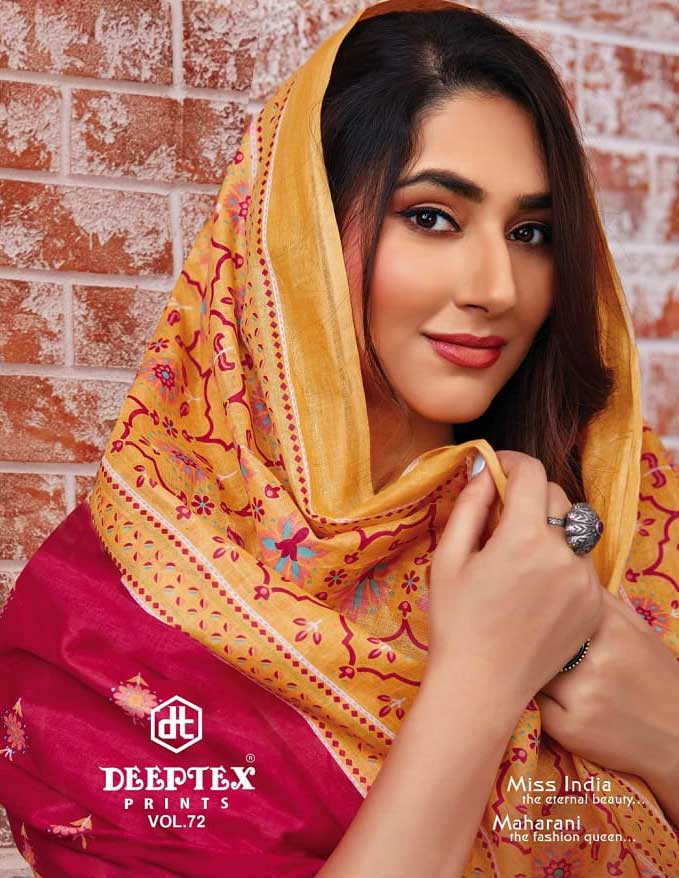 Deeptex Miss India Vol-72 Cotton Dress Material